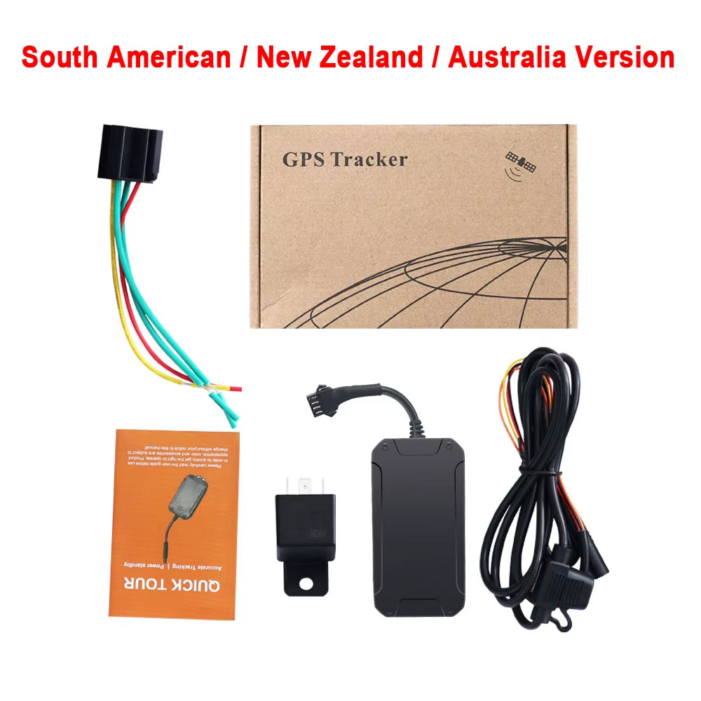 Car GPS Tracker 4G LTE Vehicle Tracker Cut off Oil Engine Motorcycle GPS Locator Tracking Device Waterproof IPX6 Free APP Track