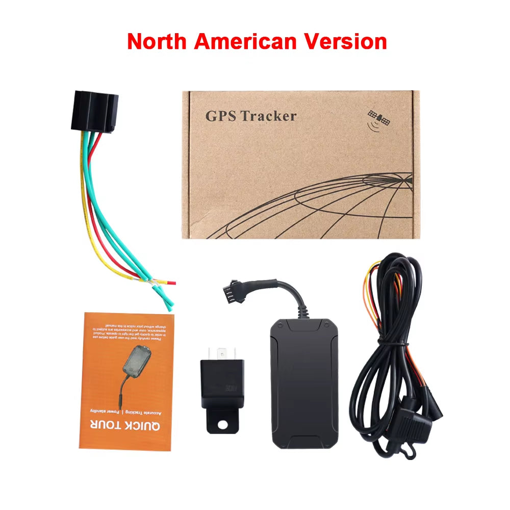 Car GPS Tracker 4G LTE Vehicle Tracker Cut off Oil Engine Motorcycle GPS Locator Tracking Device Waterproof IPX6 Free APP Track